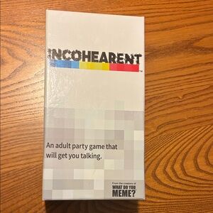Incohearent Adult Party Game